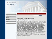 Tablet Screenshot of healylawdc.com